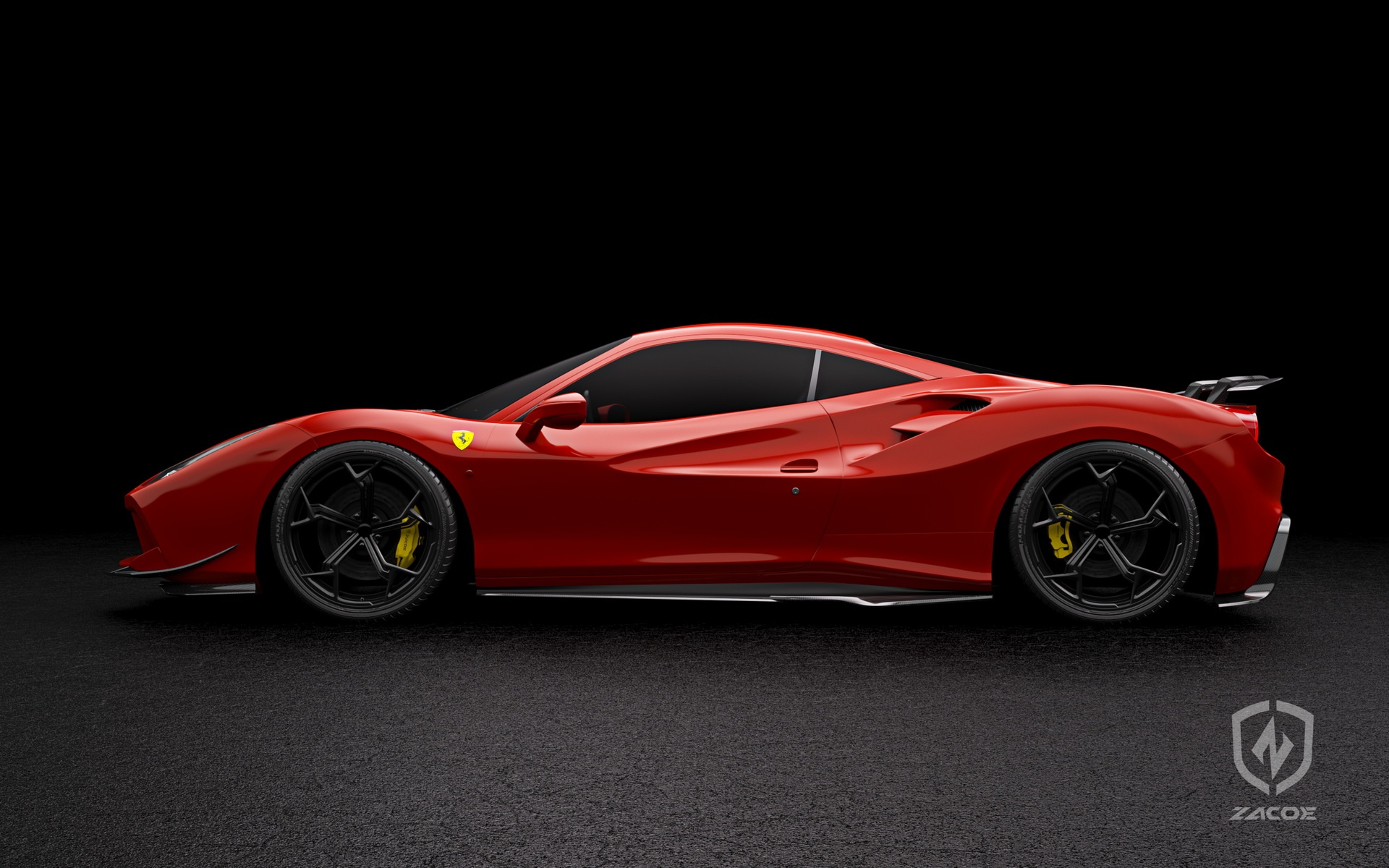 ferrari,  zacoe,  488,  488 gtb,  488 chitu,  ferrari 488,  ferrari 488 gtb anh 7