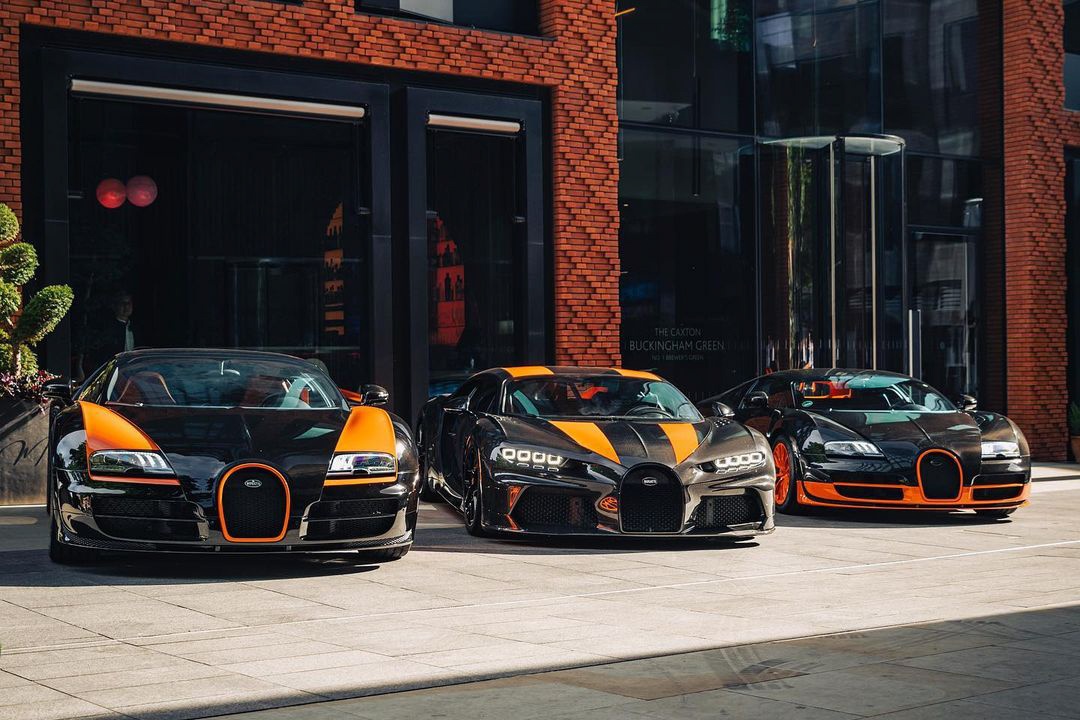 bugatti,  Goodwood Festival of Speed,  chiron,  veyron,  Veyron 16.4 Super Sport World Record Edition,  Veyron 16.4 Grand Sport Vitesse World Record Edition va Chiron Super Sport 300+,  sieu xe anh 2