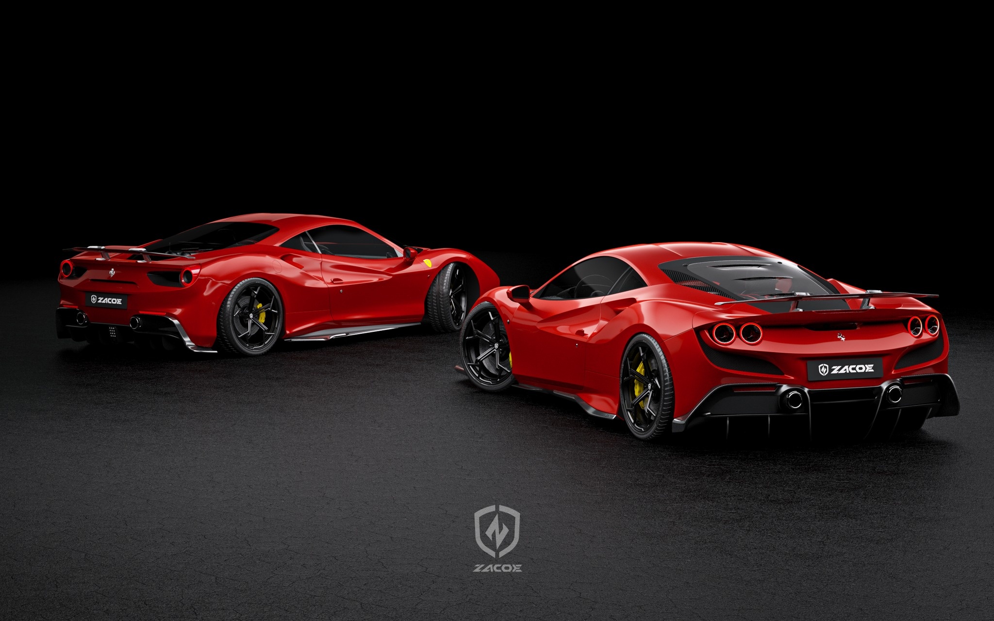 zacoe,  ferrari,  f8 tributo,  f8 spider,  488 gtb,  sieu xe,  xe do anh 2