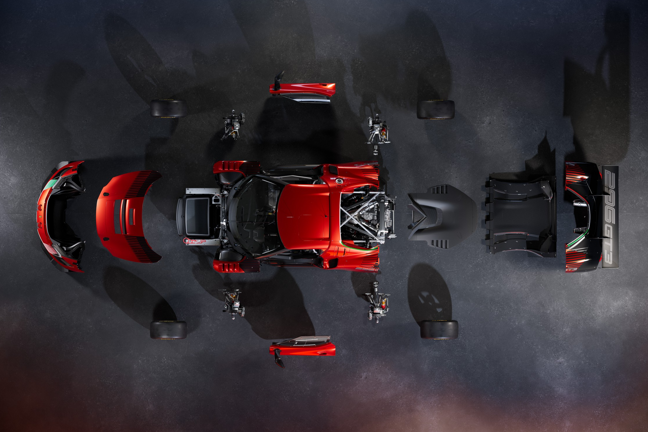 ferrari,  296 gtb,  296,  296 gt3,  296 gts,  xe dua,  sieu xe,  gt3,  gt4 anh 5