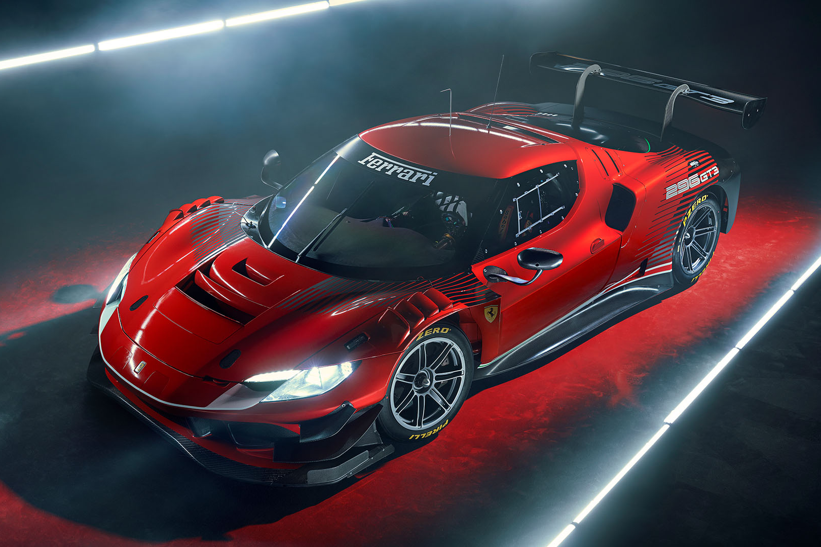 ferrari,  296 gtb,  296,  296 gt3,  296 gts,  xe dua,  sieu xe,  gt3,  gt4 anh 2