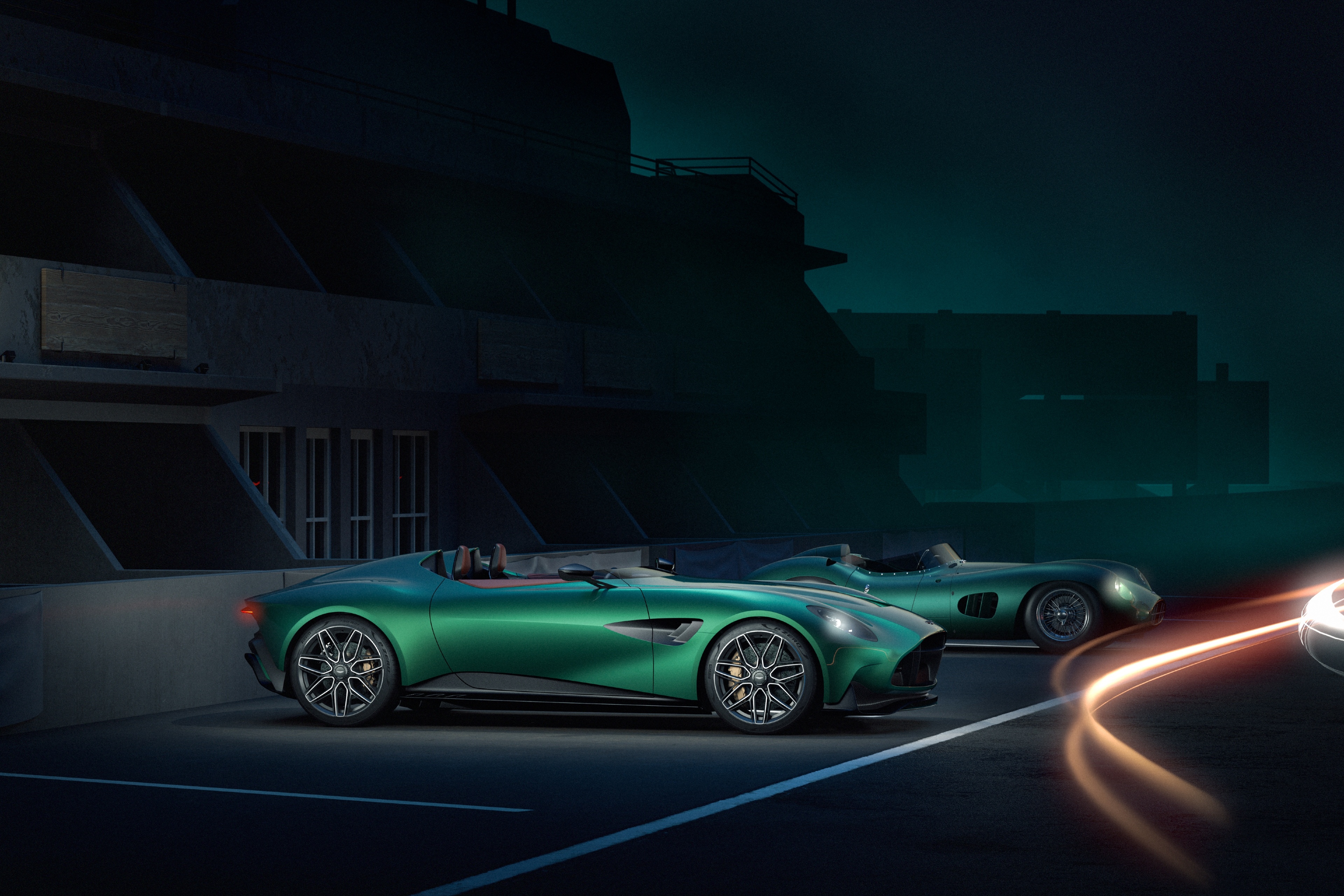 aston martin,  dbr22,  aston martin dbr22,  speedster,  v12 speedster,  cc100,  sieu xe,  khong kinh chan gio,  elva,  mclaren elva,  ferrari,  sp1,  sp2,  ferrari sp1,  ferrari sp2 anh 7