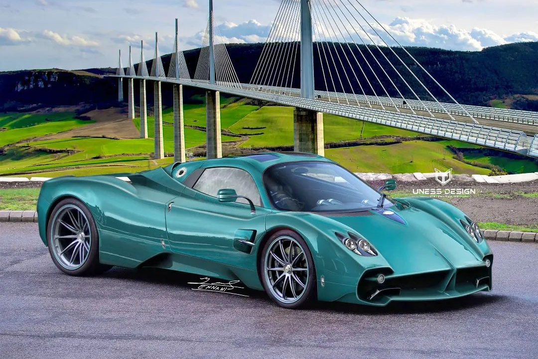 Chi tiet Pagani C10 duoc he lo truoc ngay ra mat hinh anh