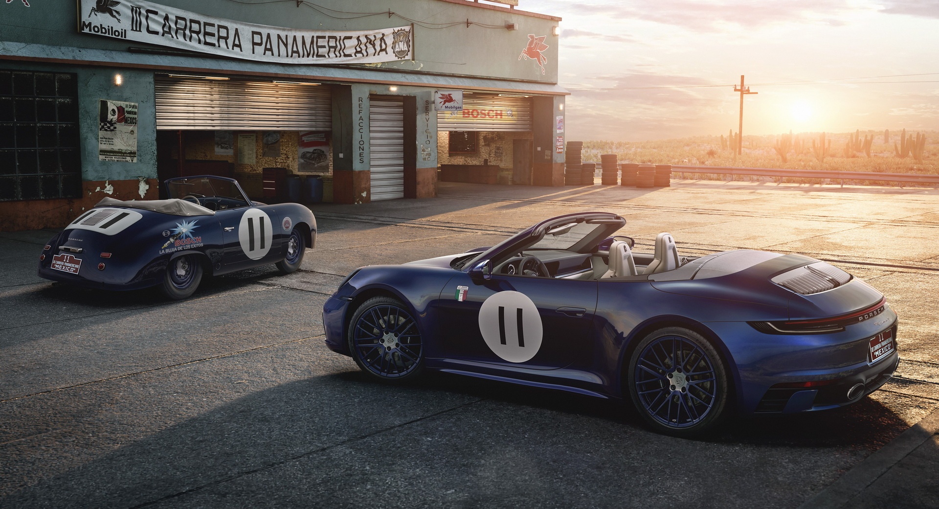 porsche,  porsche 911,  porsche 911 carrera,  911,  911 carrera,  911 Carrera Panamericana Special,  356 S Cabriolet,  porsche 356,  Carrera Panamericana,  phien ban dac biet,  gioi han,  dau gia anh 3