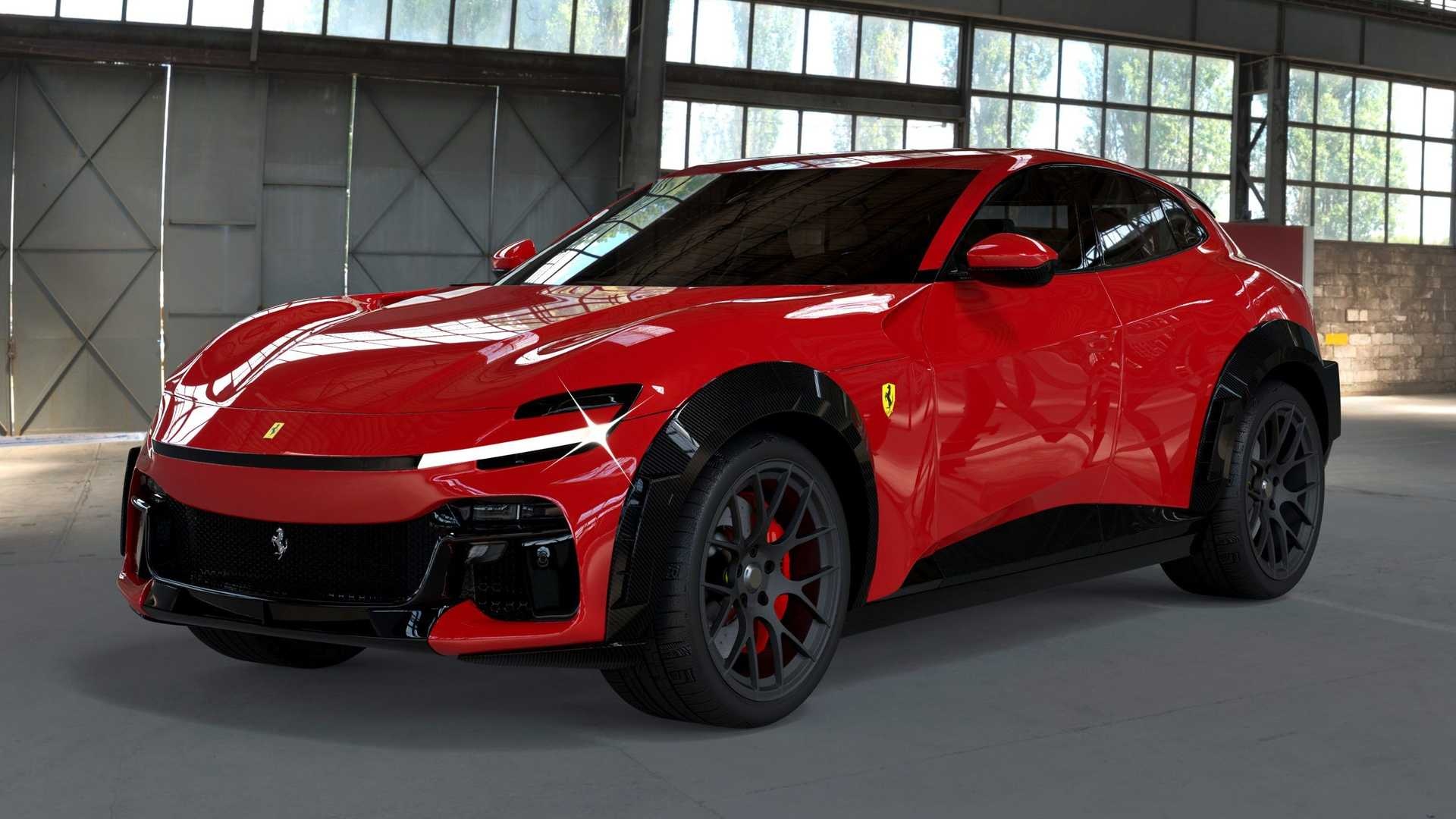 Ferrari Purosangue do than rong dau tien tren the gioi hinh anh