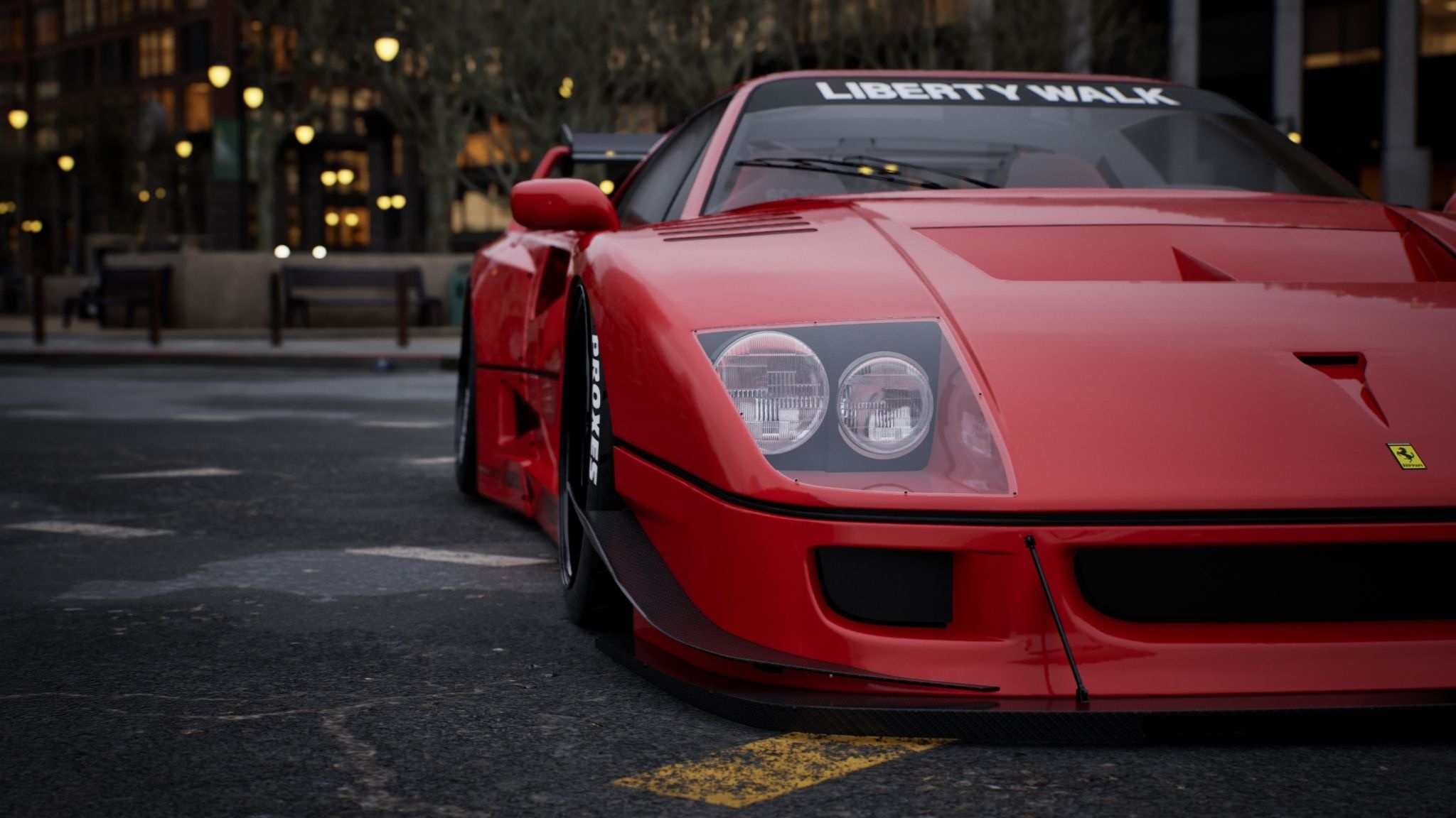 ferrari,  f40,  ferrari f40,  liberty walk,  xe do,  widebody,  ferrari f40 widebody,  f40 widebody,  f40 liberty walk,  ferrari liberty walk anh 10