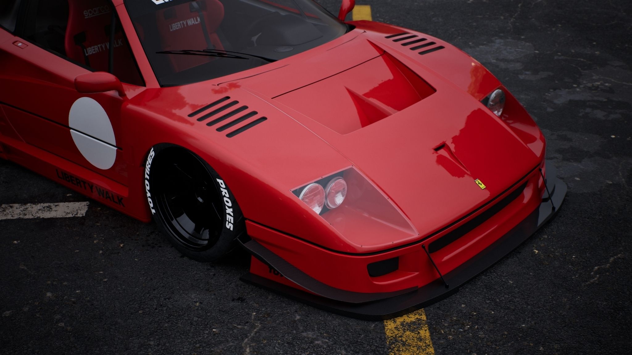 ferrari,  f40,  ferrari f40,  liberty walk,  xe do,  widebody,  ferrari f40 widebody,  f40 widebody,  f40 liberty walk,  ferrari liberty walk anh 7