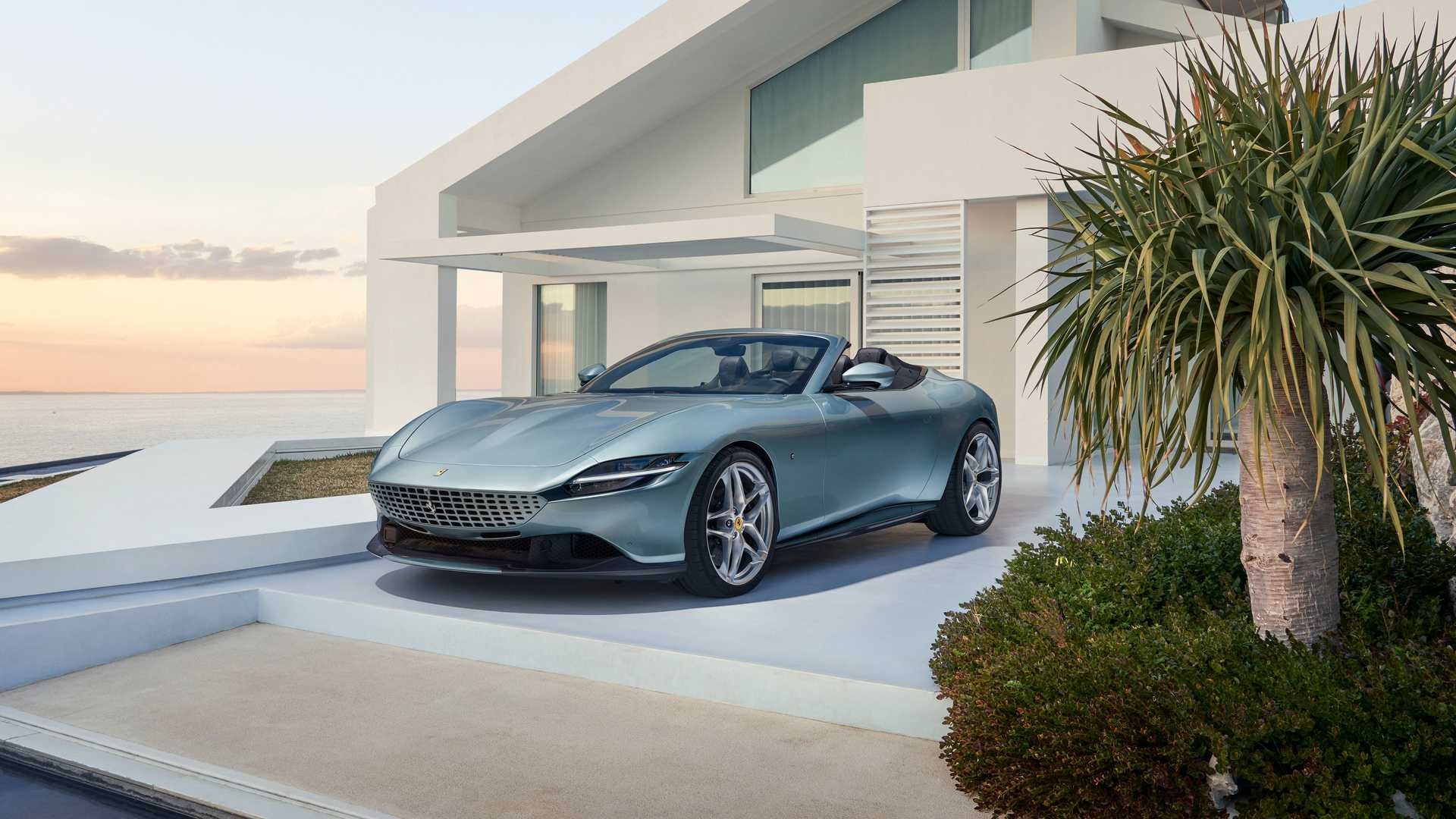 ferrari,  roma,  ferrari roma,  roma spider,  ferrari roma spider,  sieu xe,  xe mui tran,  xe the thao,  lamborghini,  mclaren aston martin,  porsche,  mercedes,  bmw,  audi,  bugatti,  koenigsegg,  pagani anh 8