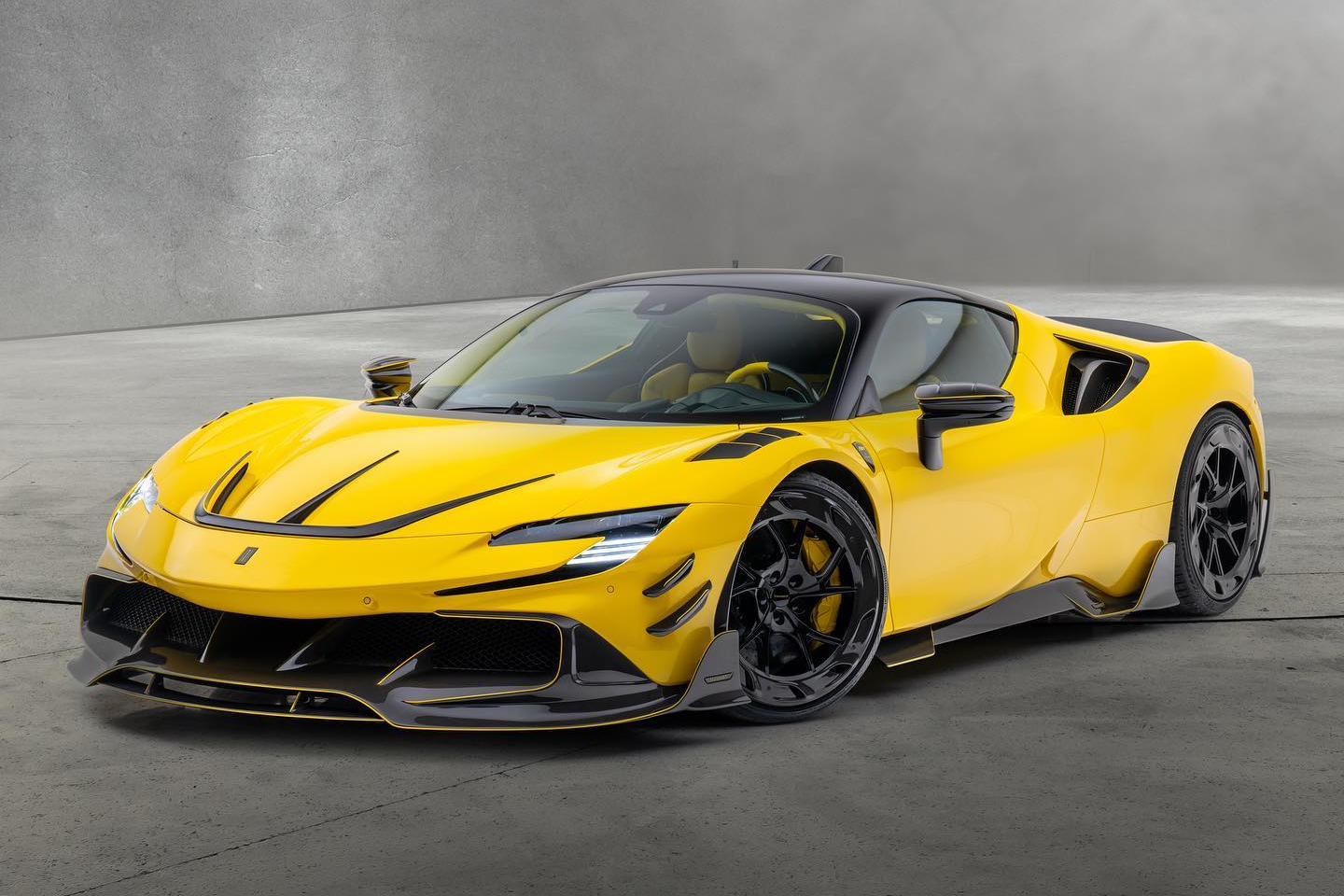 Ferrari SF90 ham ho voi goi do cua Mansory hinh anh