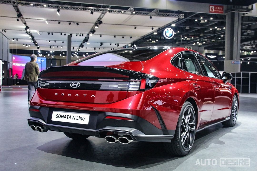 hyundai,  sonata,  hyundai sonata,  sedan,  sedan hang d,  ra mat,  han quoc,  toyota,  camry,  seoul mobility show,  sonata 2024,  hyundai sonata 2024 anh 18