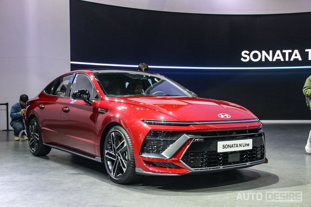 hyundai,  sonata,  hyundai sonata,  sedan,  sedan hang d,  ra mat,  han quoc,  toyota,  camry,  seoul mobility show,  sonata 2024,  hyundai sonata 2024 anh 16
