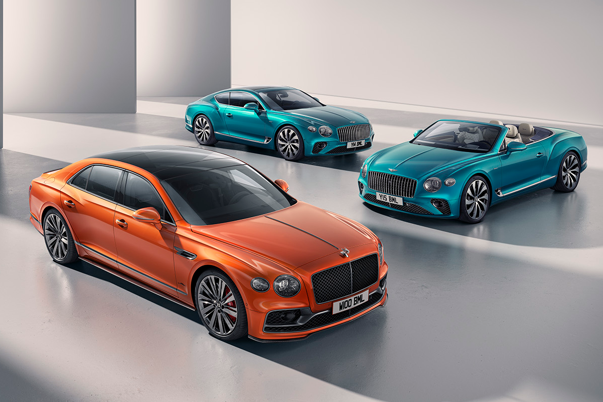 Bentley Continental GT va Flying Spur 2024 co mau son moi hinh anh