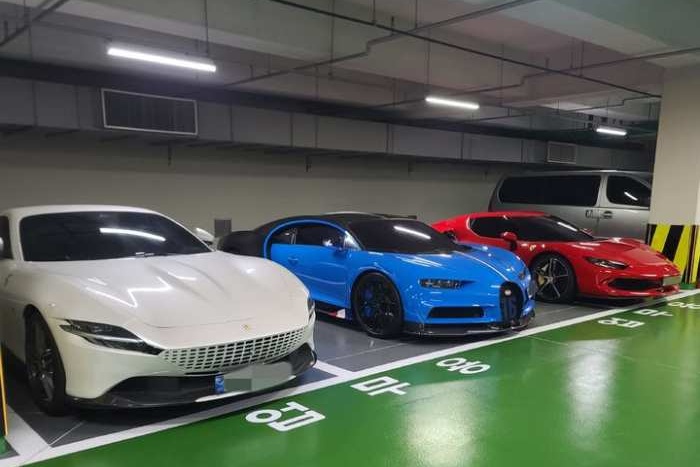 Can canh dan sieu xe trieu USD trong duong day danh bac tai Han Quoc hinh anh