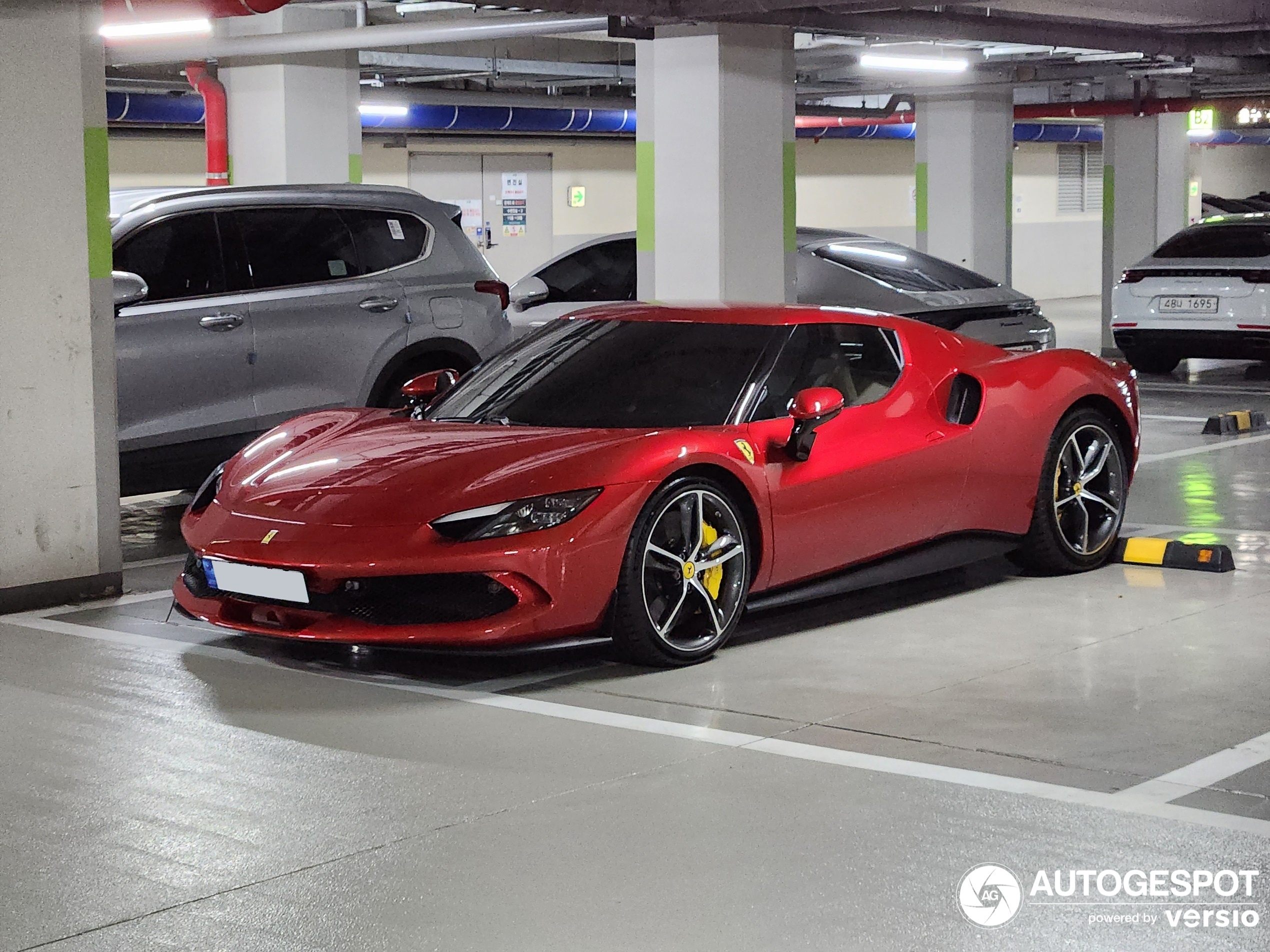 bugatti,  ferrari,  chiron,  chiron sport,  danh bac,  han quoc,  canh sat,  pha an,  tich thu,  roma,  296 gtb anh 12