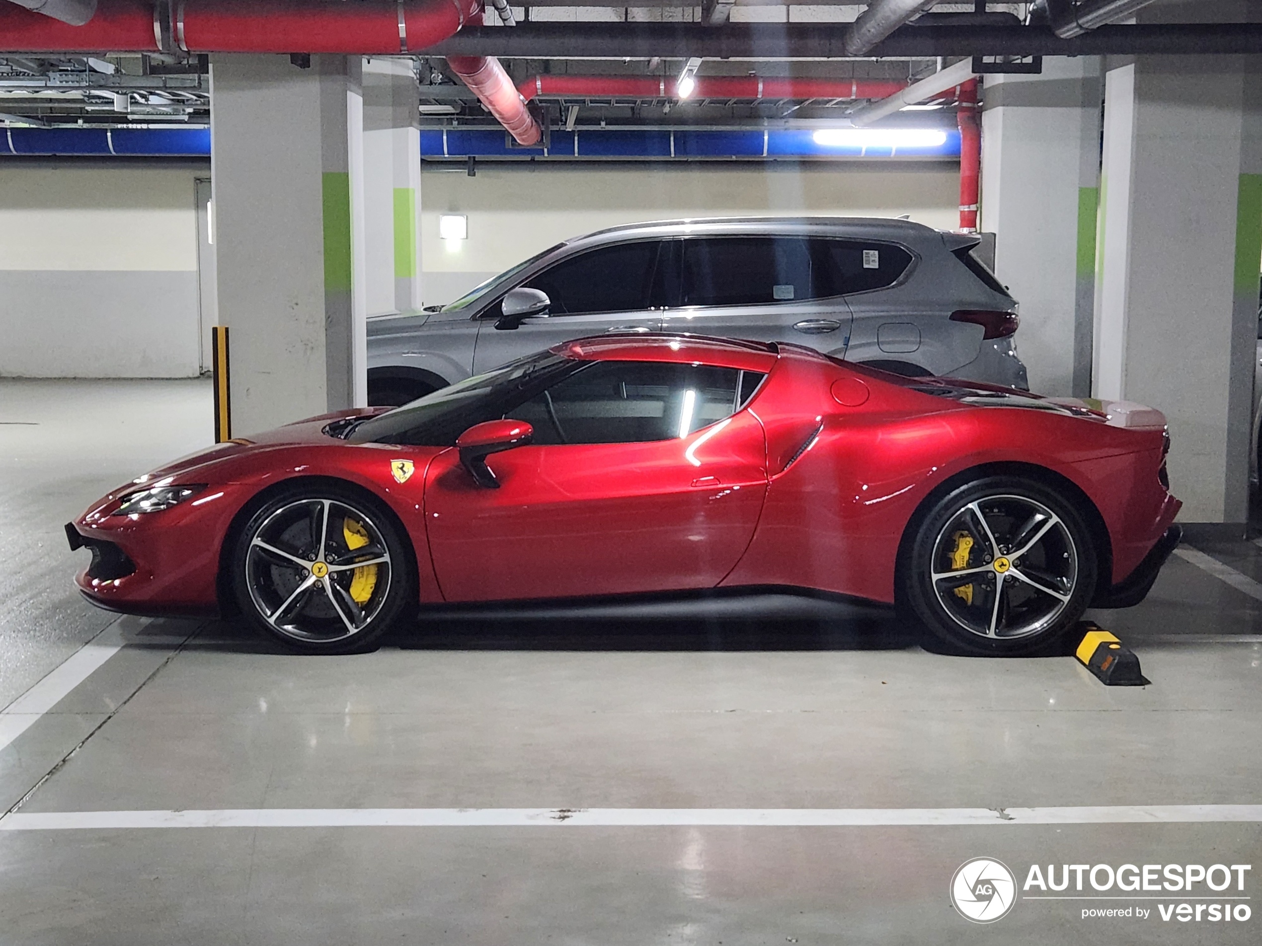 bugatti,  ferrari,  chiron,  chiron sport,  danh bac,  han quoc,  canh sat,  pha an,  tich thu,  roma,  296 gtb anh 13