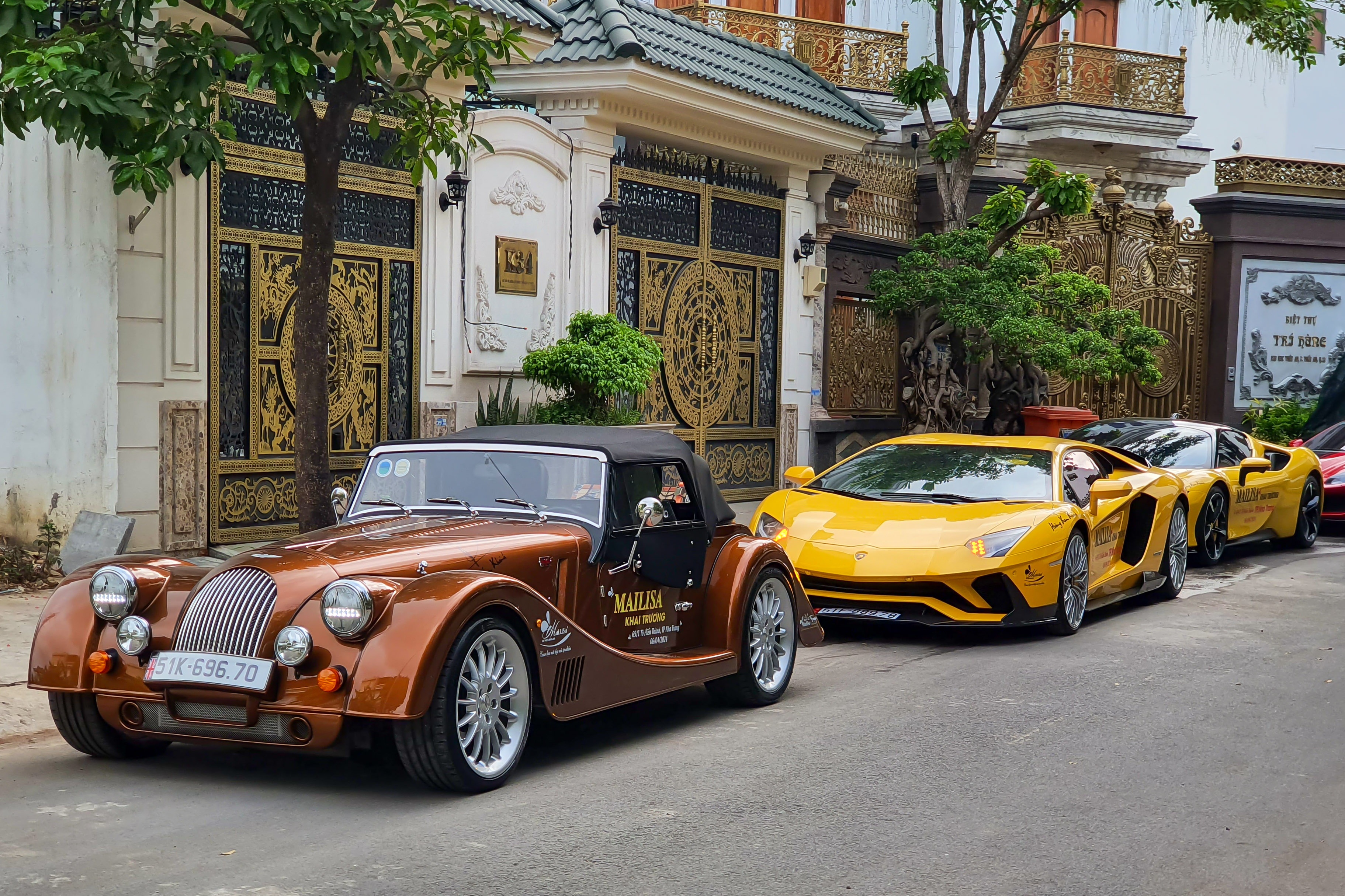 hoang kim khanh,  sieu xe,  ferrari,  lamborghini,  morgan,  porsche,  aston martin,  bentley,  cadillac anh 1