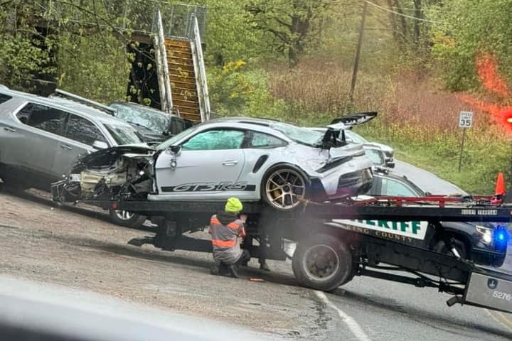 porsche,  911,  911 gt3,  911 gt3 rs,  sieu xe,  tai nan,  tai nan sieu xe anh 6