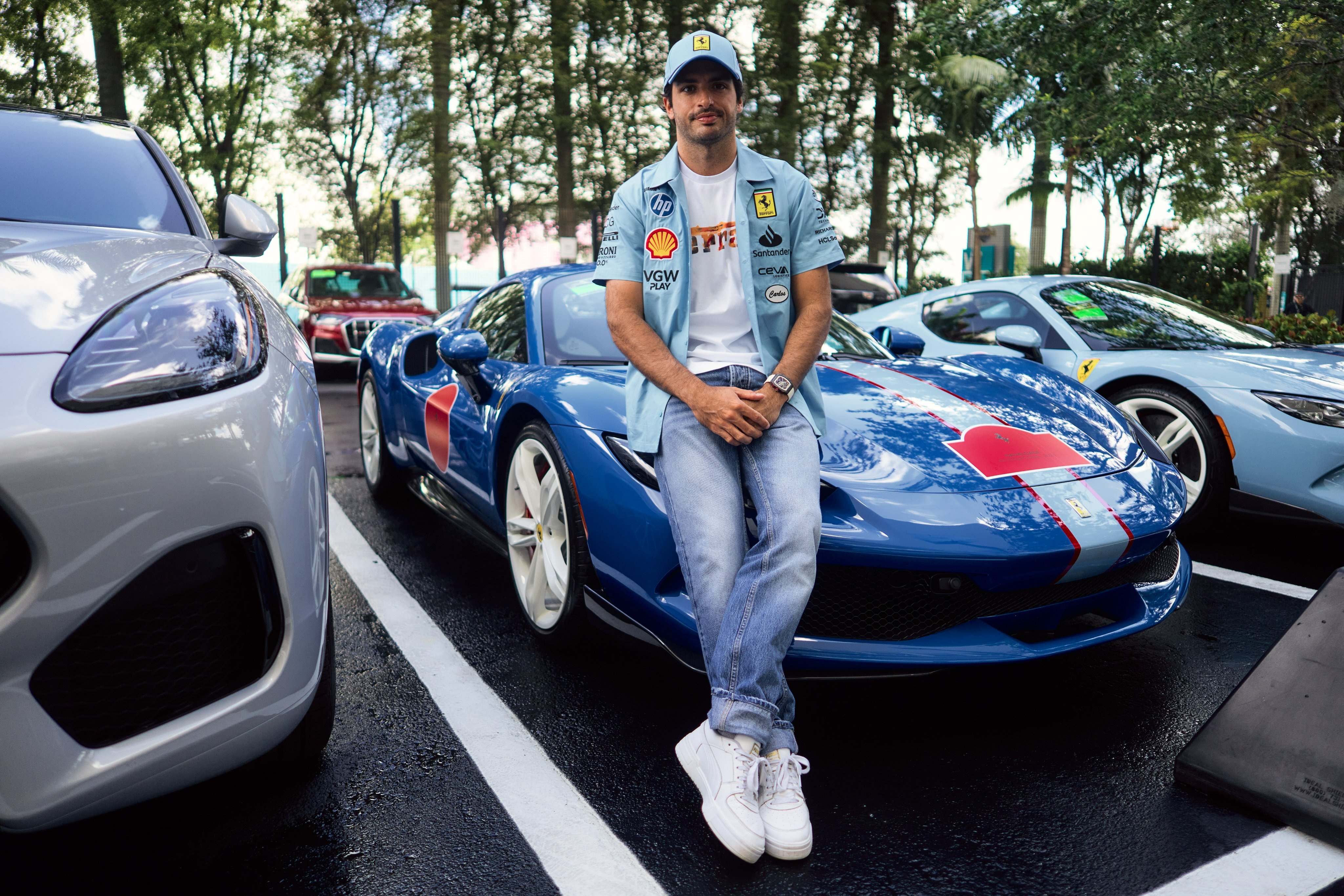 ferrari,  f1,  sf-24,  296 gts,  miami gp,  miami ferrari,  Assetto Fiorano,  296 gtb,  sieu xe,  Scuderia Ferrari,  hp,  Charles Leclerc,  Carlos Sainz anh 9