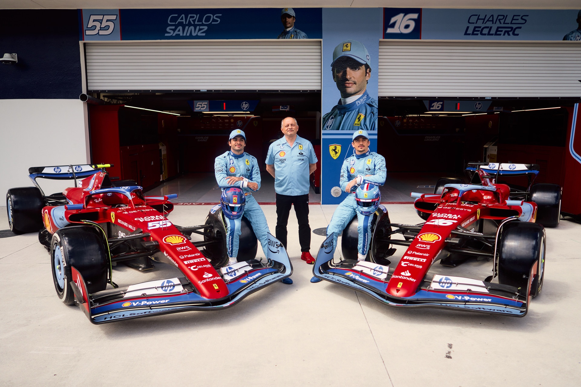 ferrari,  f1,  sf-24,  296 gts,  miami gp,  miami ferrari,  Assetto Fiorano,  296 gtb,  sieu xe,  Scuderia Ferrari,  hp,  Charles Leclerc,  Carlos Sainz anh 1