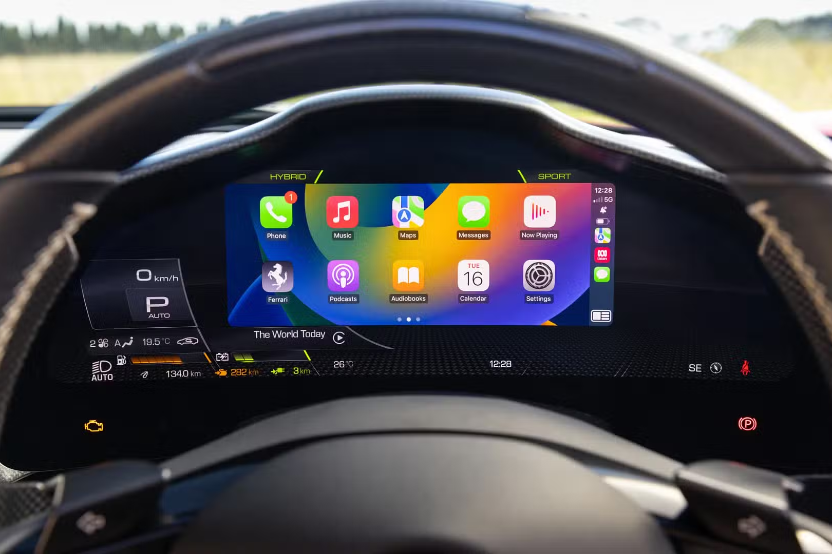 ferrari,  Purosangue,  12Cilindri,  apple carplay,  android auto,  dinh vi,  dinh vi ve tinh,  navigation anh 2