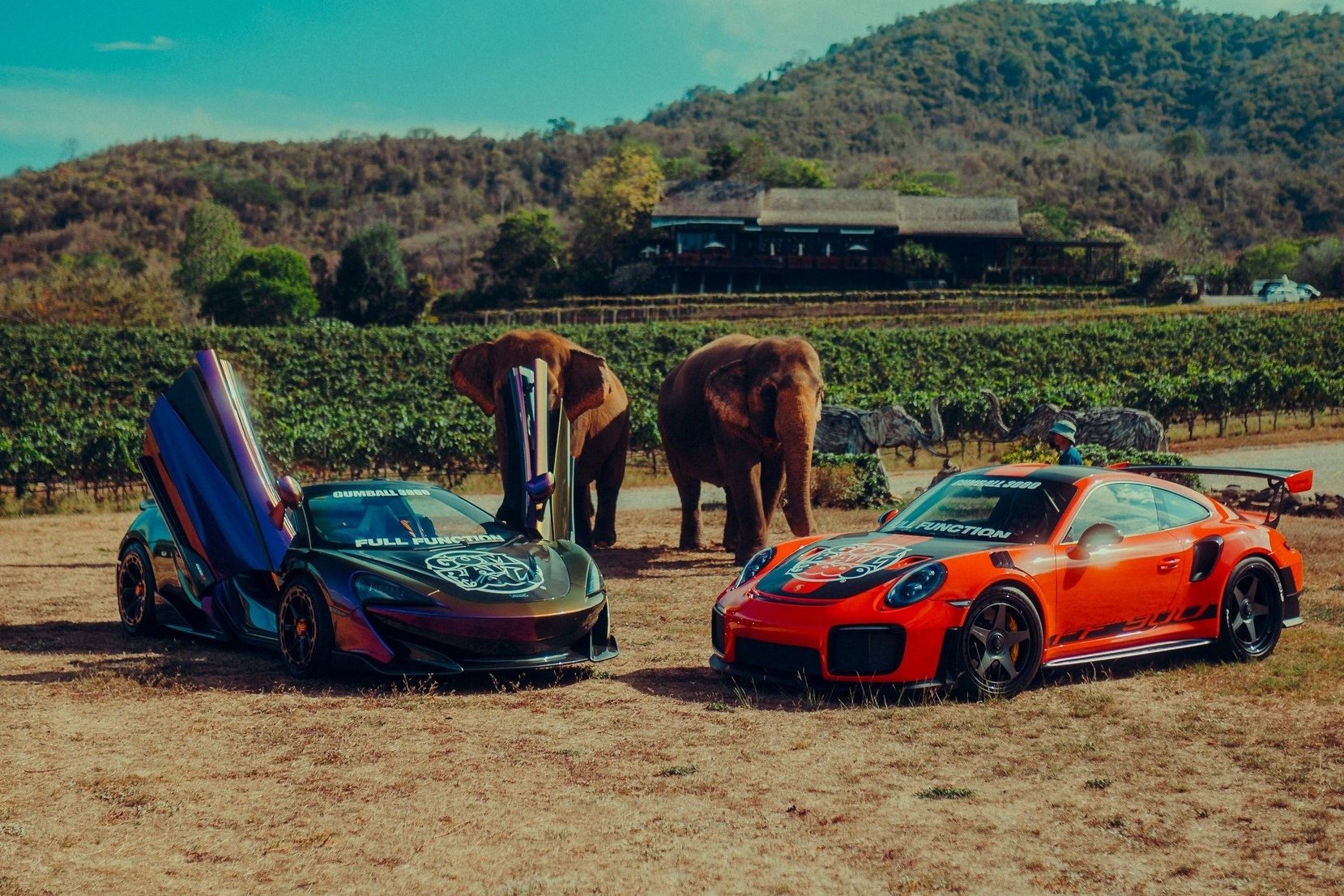 gumball,  gumball 3000,  cuong do la,  nguyen quoc cuong,  sieu xe,  lamborghini,  ferrari,  mclaren,  rolls-royce anh 22