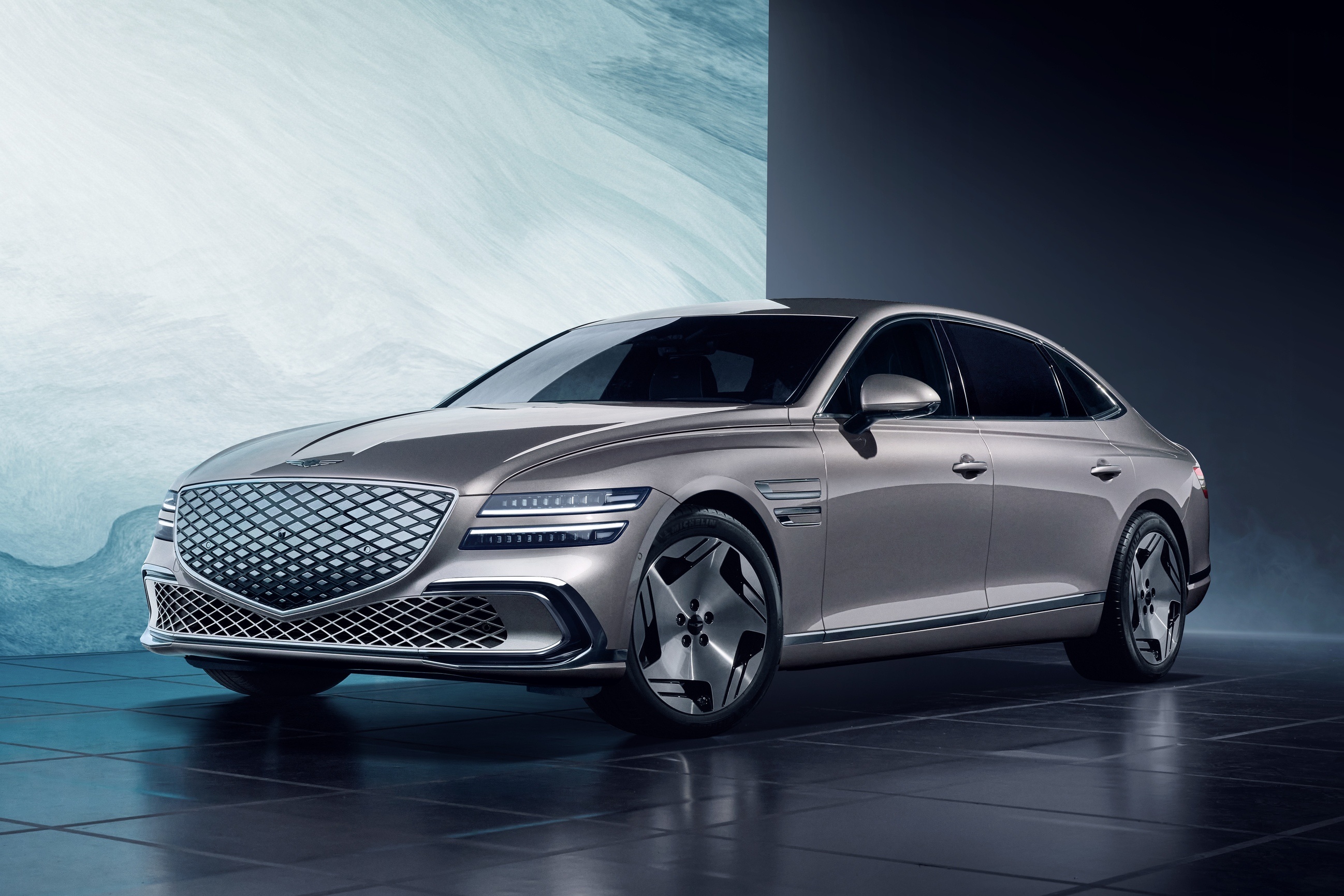 Genesis Electrified G80,  Genesis,  Electrified G80,  sedan,  thuần điện,  hàn quốc ảnh 10 Genesis Electrified G80,  Genesis,  Electrified G80,  sedan,  thuan dien,  han quoc anh 10