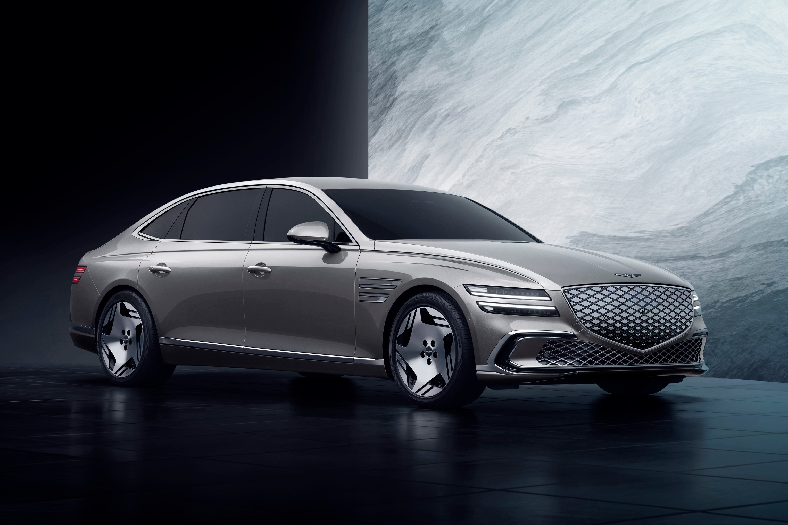 Genesis Electrified G80,  Genesis,  Electrified G80,  sedan,  thuần điện,  hàn quốc ảnh 8 Genesis Electrified G80,  Genesis,  Electrified G80,  sedan,  thuan dien,  han quoc anh 8