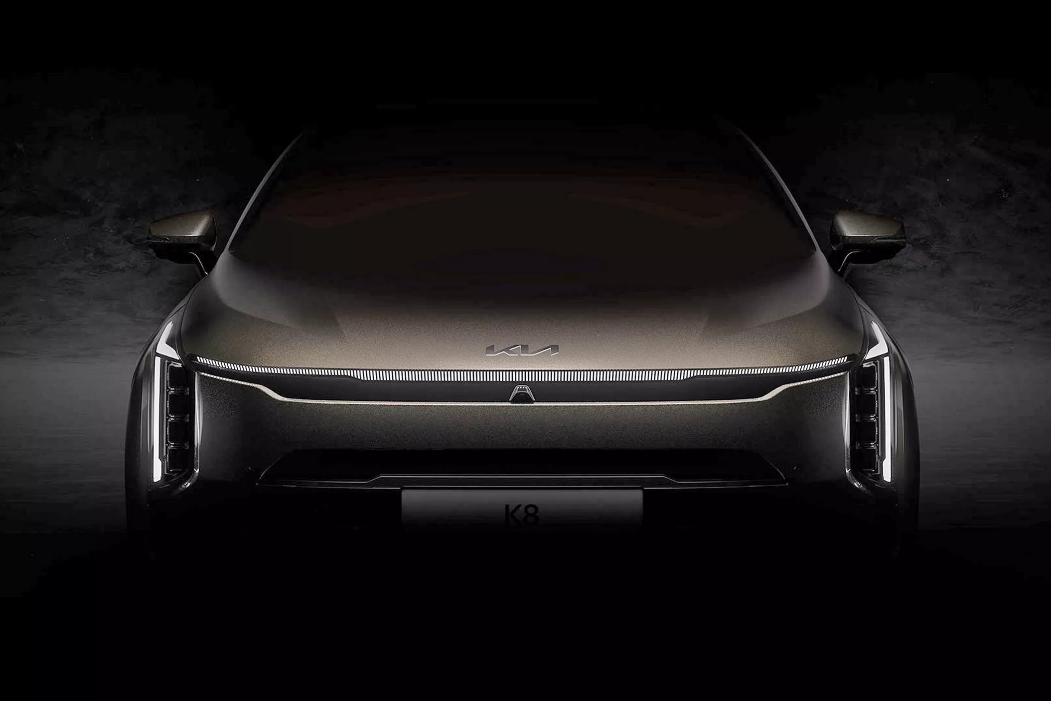 Kia K8 phien ban moi chuan bi ra mat hinh anh