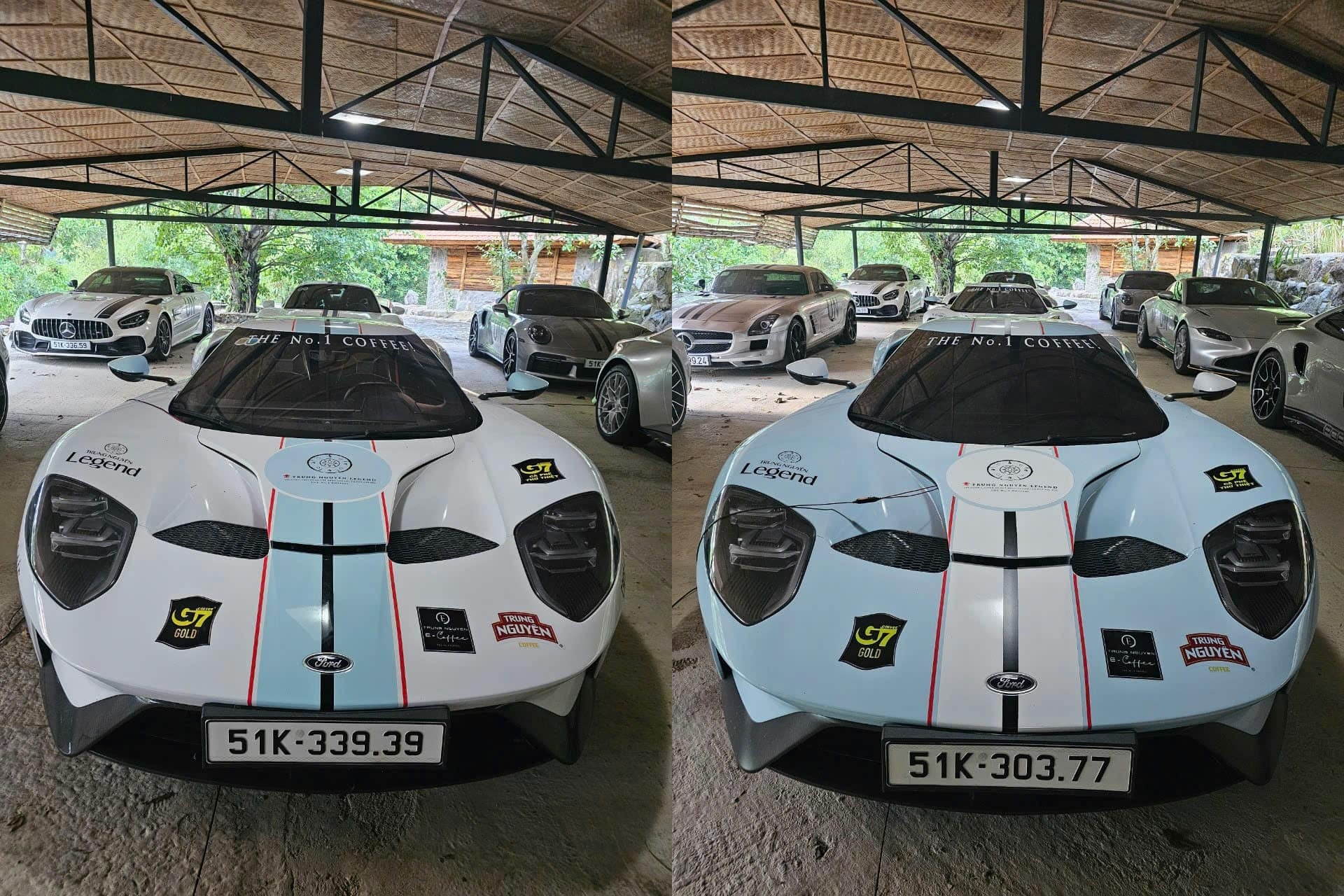 Can canh 2 sieu xe Ford GT cua ong Dang Le Nguyen Vu hinh anh