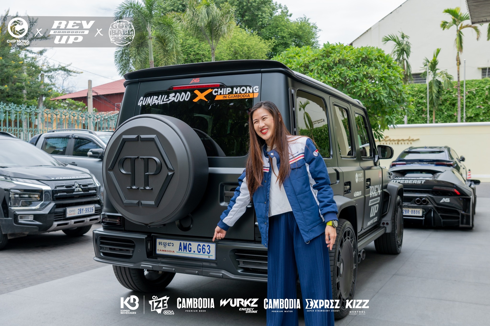 campuchia,  gumball 3000,  sieu xe,  lamborghini,  ferrari,  mclaren,  aston martin,  bugatti,  porsche,  mercedes,  brabus anh 20