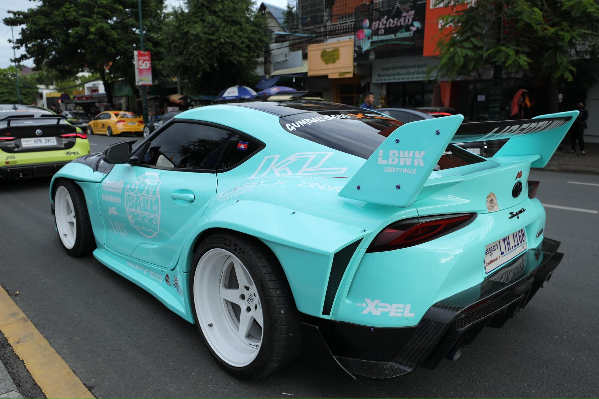 campuchia,  gumball 3000,  sieu xe,  lamborghini,  ferrari,  mclaren,  aston martin,  bugatti,  porsche,  mercedes,  brabus anh 23