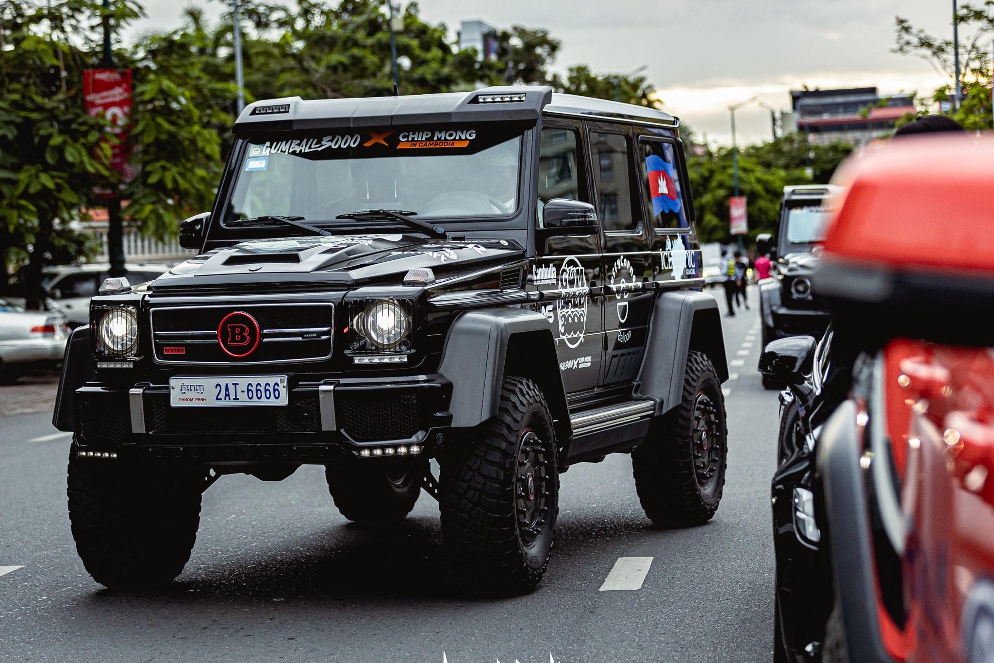 campuchia,  gumball 3000,  sieu xe,  lamborghini,  ferrari,  mclaren,  aston martin,  bugatti,  porsche,  mercedes,  brabus anh 21