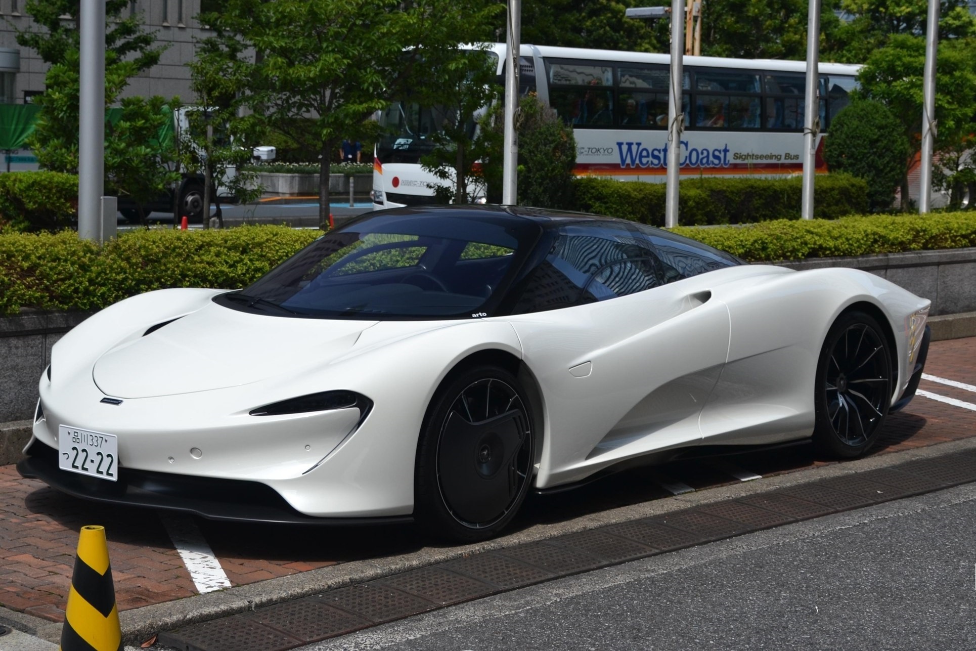 Sieu xe McLaren Speedtail doc nhat Thai Lan tai xuat o Nhat Ban hinh anh