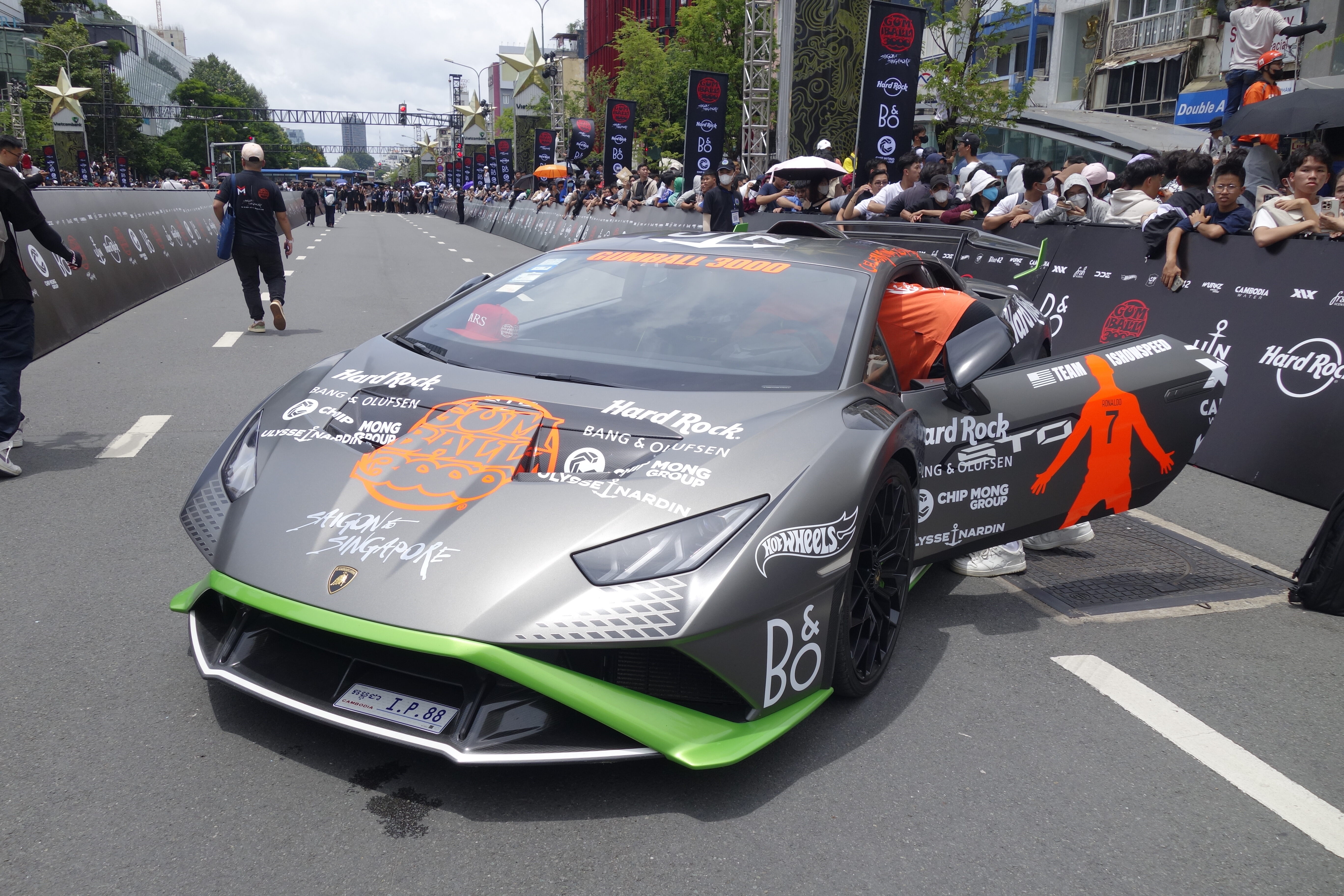 Super Trofeo Omologato,  IShowSpeed,  sieu xe,  gumball 3000,  lamborghini,  huracan,  huracan sto,  lamborghini huracan sto anh 10