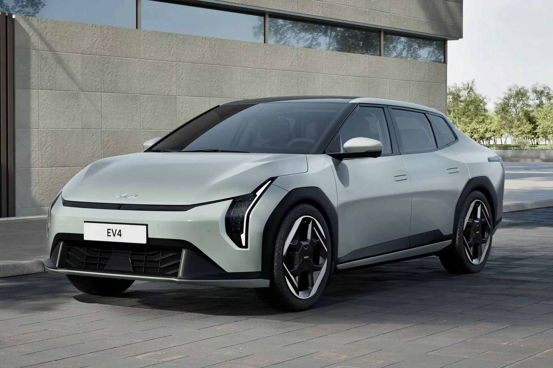 Kia EV4 ra mat - ket hop 2 phong cach thiet ke hinh anh