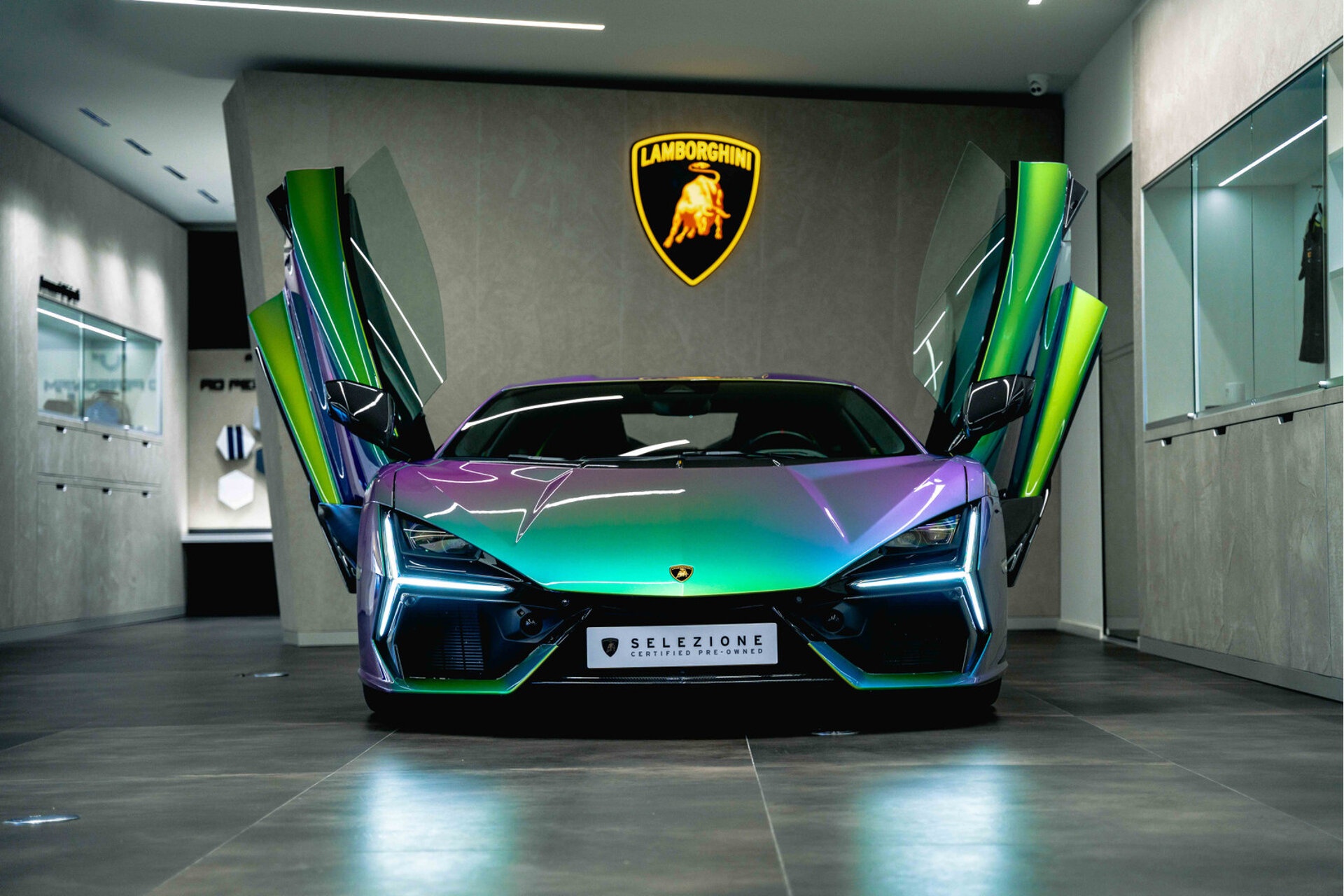 sieu xe,  lamborghini,  revuelto,  hybrid,  lamborghini revuelto,  ad personam,  Verde Agave Lucido anh 16