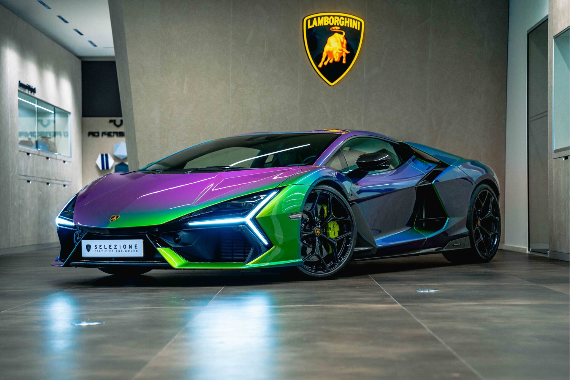 sieu xe,  lamborghini,  revuelto,  hybrid,  lamborghini revuelto,  ad personam,  Verde Agave Lucido anh 1