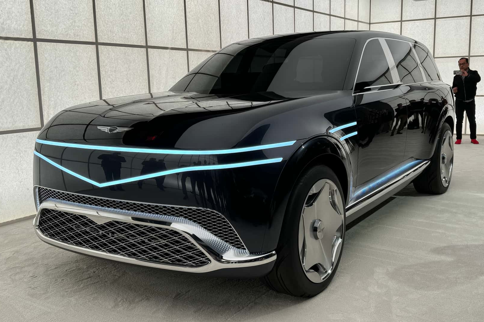xe dien,  ev,  genesis,  genesis gv90,  gv90,  suv,  hyundai,  concept anh 1