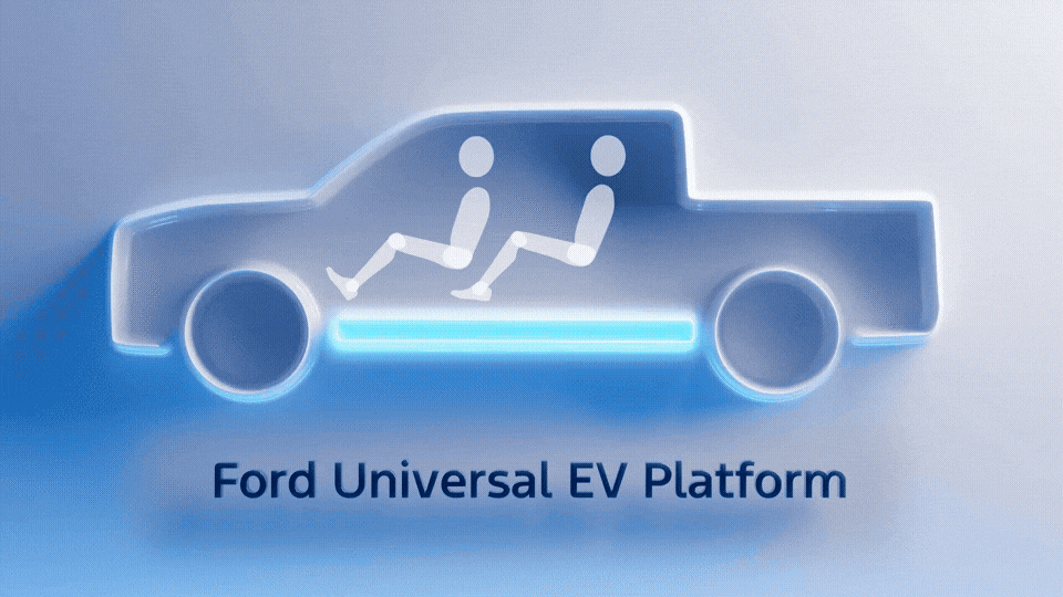 ford,  xe dien,  ban tai,  ban tai dien,  Ford Universal EV Platform,  Assembly Tree,  pin LFP Prismatic,  ford model t anh 2