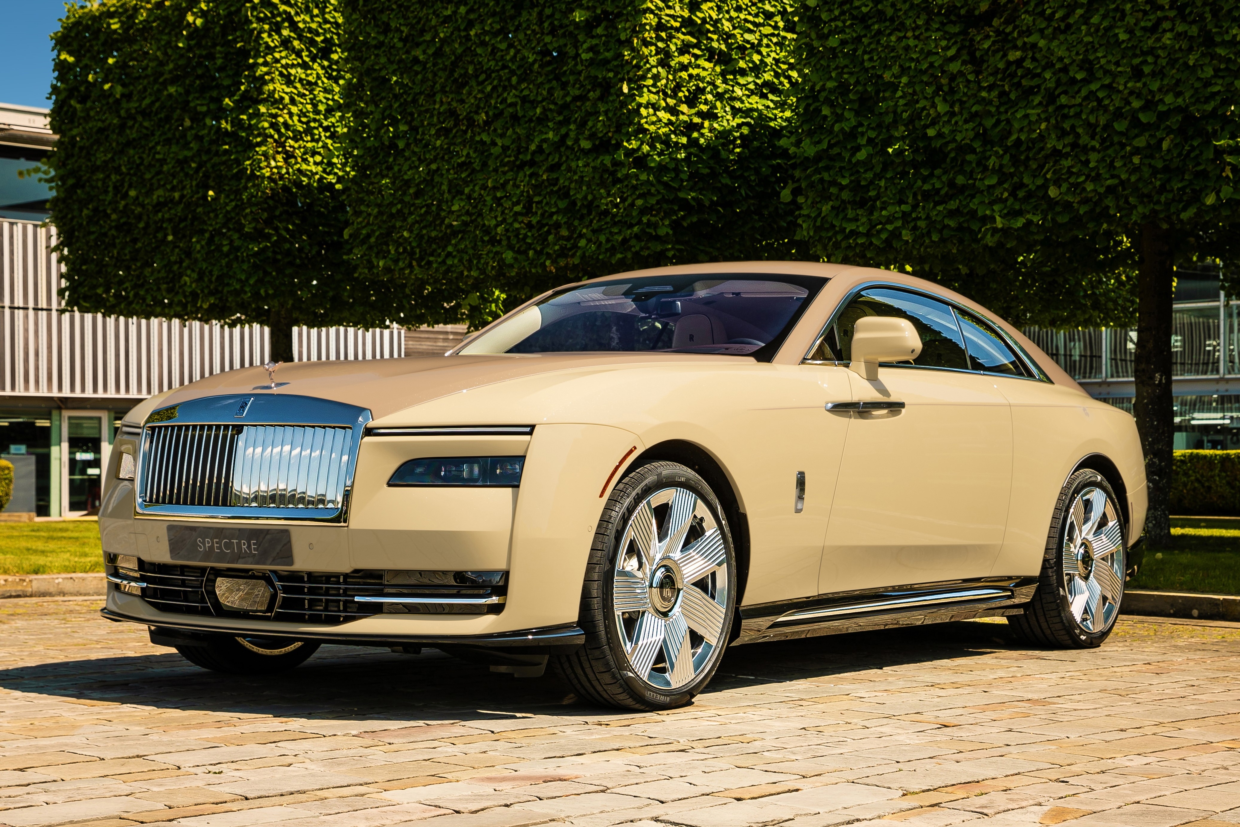Chu cho may man 'so huu' Rolls-Royce Spectre Bailey doc ban hinh anh