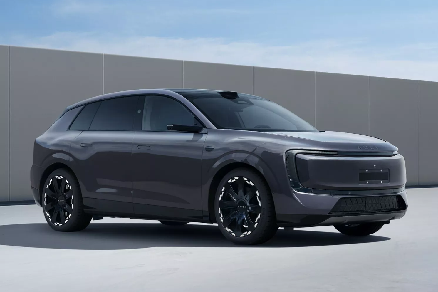 SUV thuan dien AUDI E7X bat ngo lo anh hinh anh