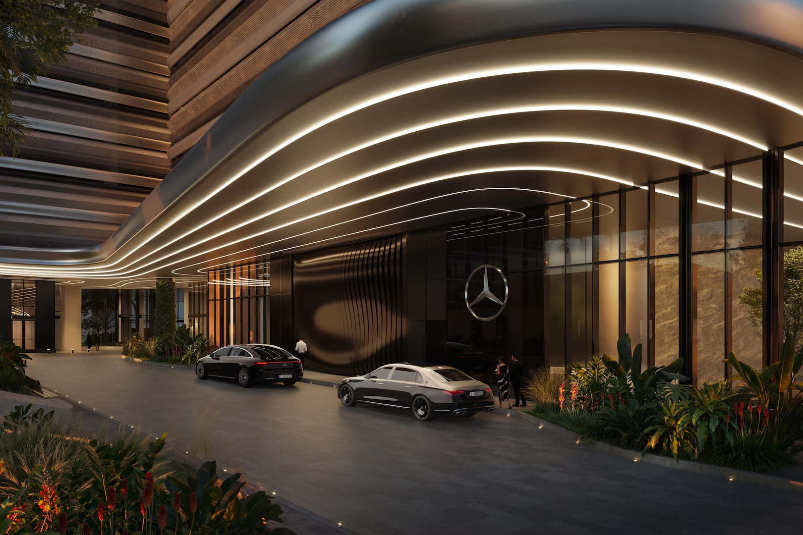 Khong chi ban xe, Mercedes-Benz con phat trien bat dong san hinh anh