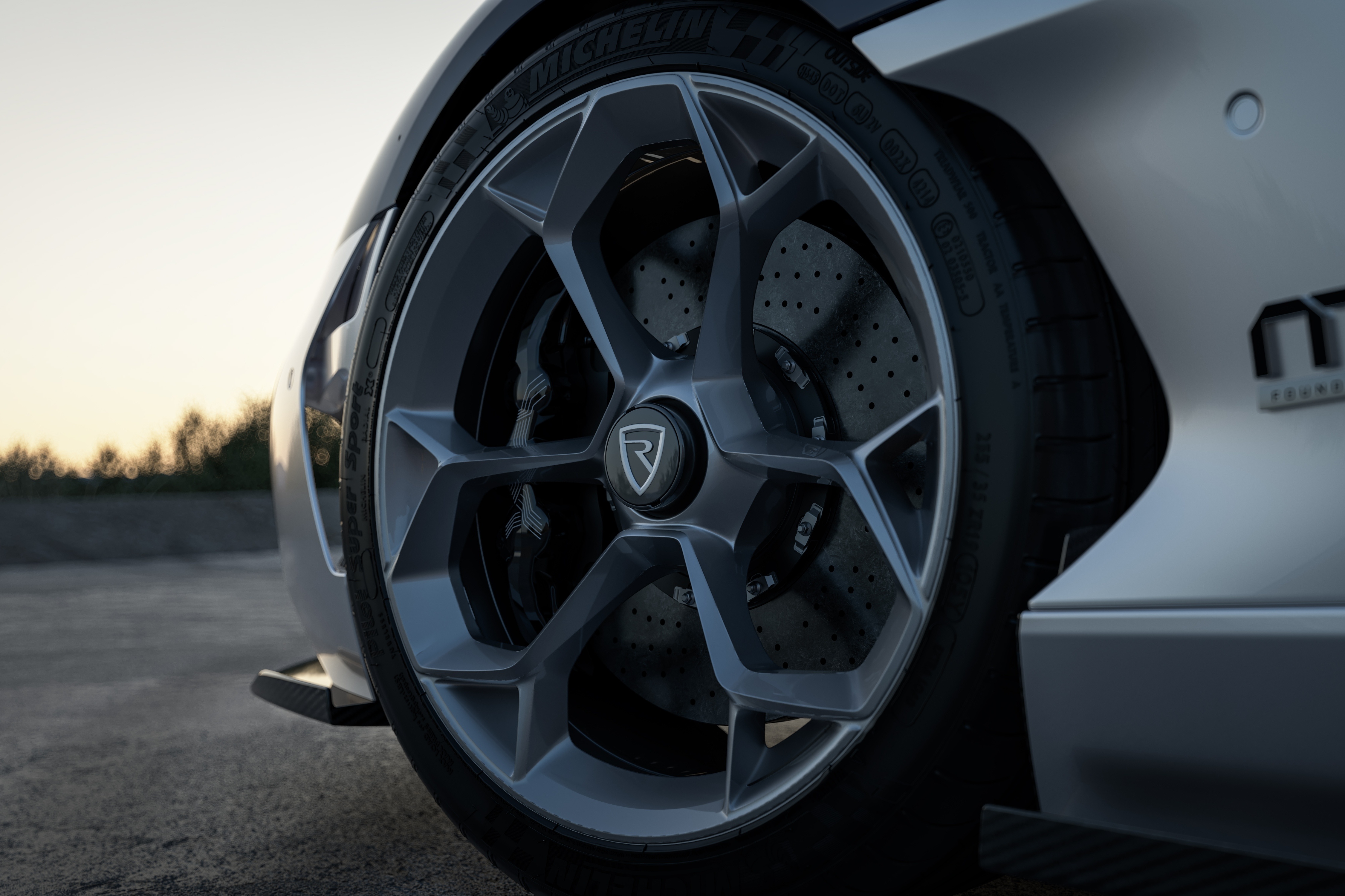 sieu xe,  xe dien,  rimac,  nevera,  nevera r anh 3