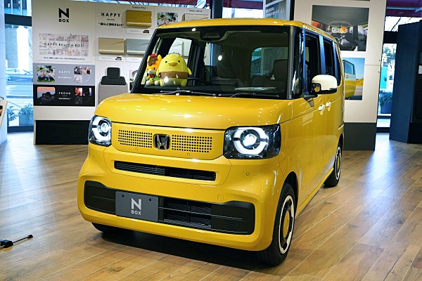 'Kei car' Honda N-Box sap co ban thuan dien, doi dau BYD Racco hinh anh