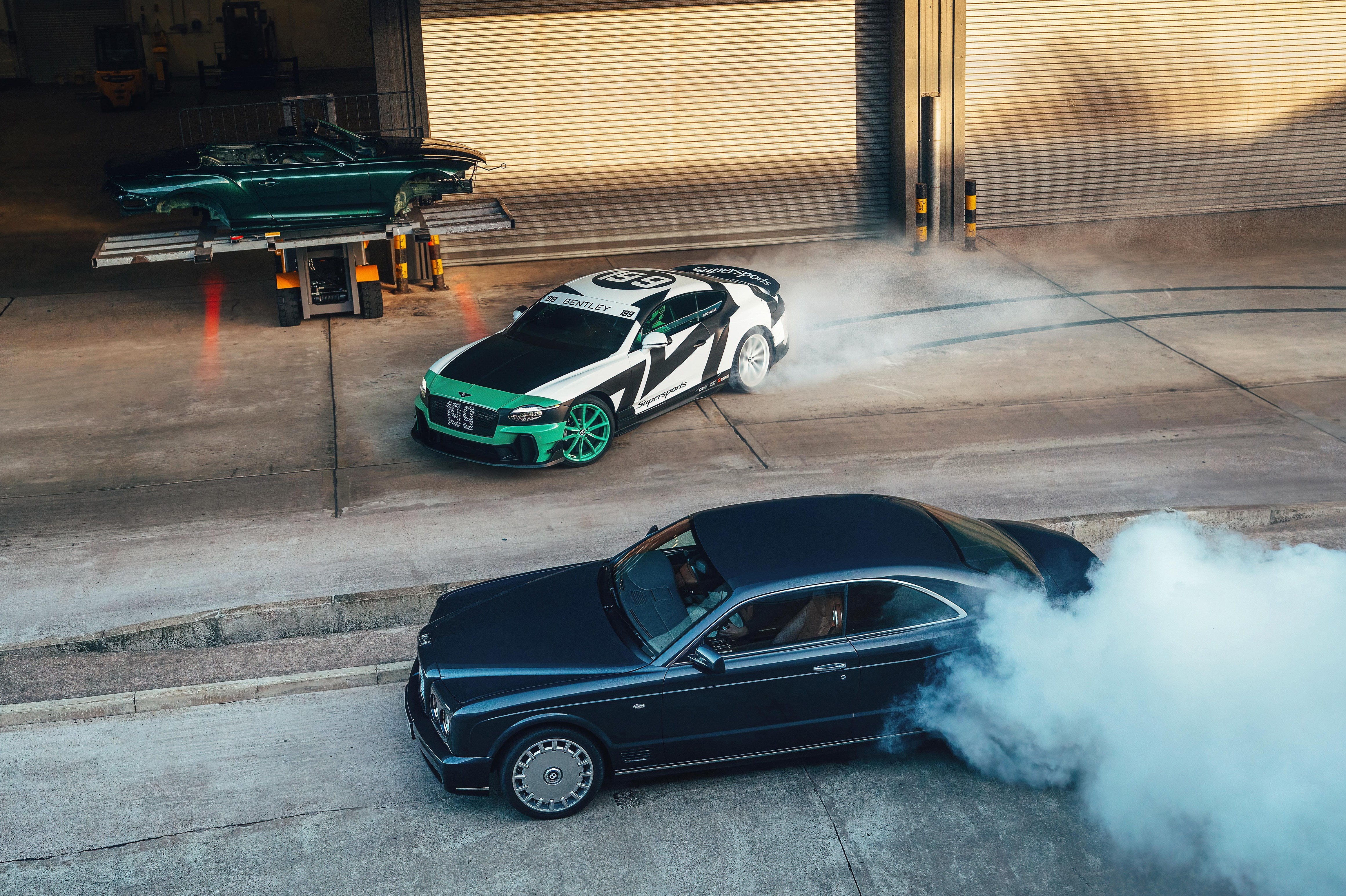 bentley,  supersports,  bentley supersports,  gymkhana,  drift,  Travis Pastrana,  Ken Block anh 2