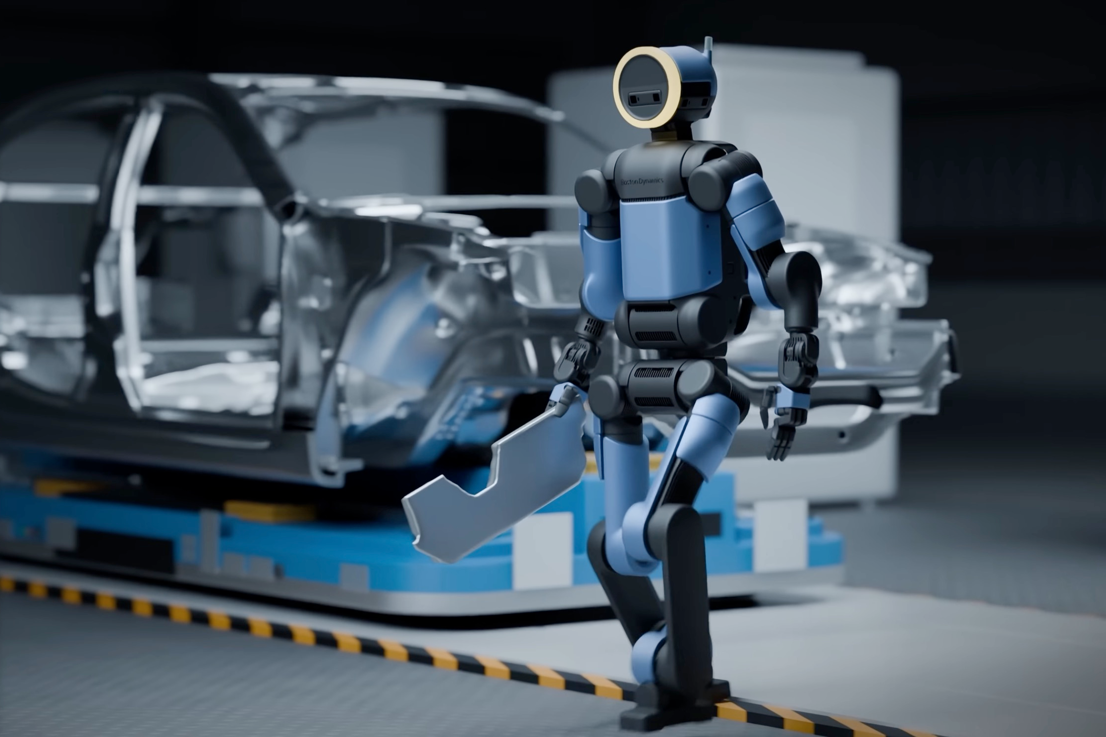 Robot hinh nguoi cua Hyundai gay lo ngai mat viec lam hinh anh