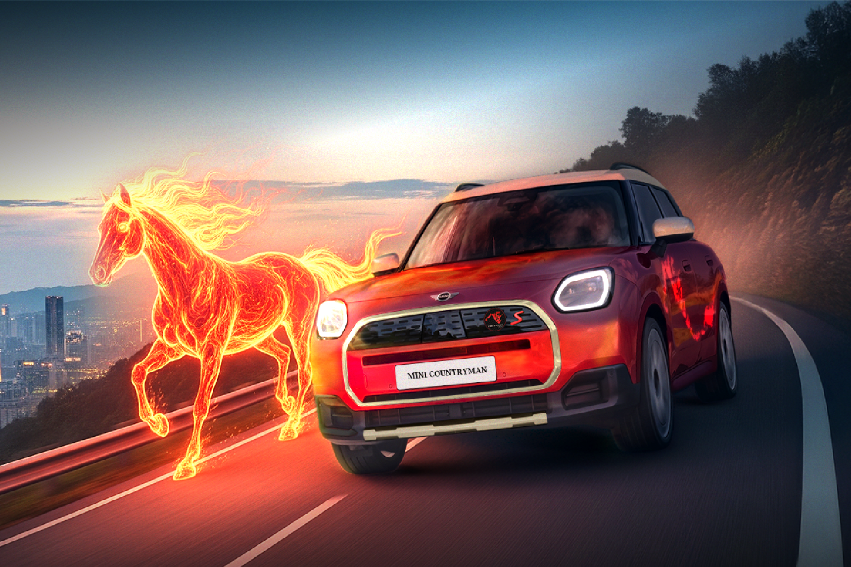 MINI Countryman S Fiery Stallion Edition ky niem nam Binh Ngo 2026 hinh anh