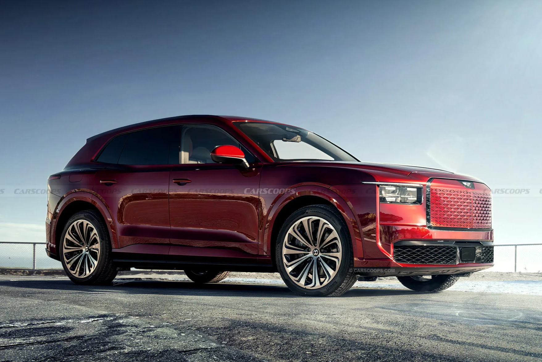 SUV thuan dien Bentley Barnato sap ra mat hinh anh