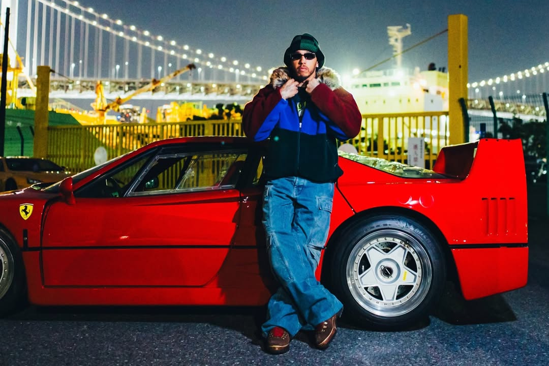 Lewis Hamilton,  ferrari,  f40,  ferrari f40,  nhat ban,  sieu xe,  dot lop,  tokyo,  jdm anh 5