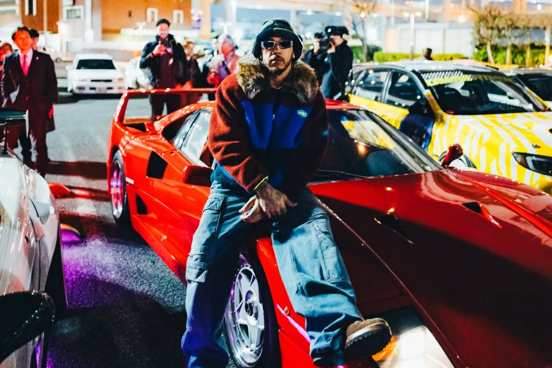 Lewis Hamilton,  ferrari,  f40,  ferrari f40,  nhat ban,  sieu xe,  dot lop,  tokyo,  jdm anh 4